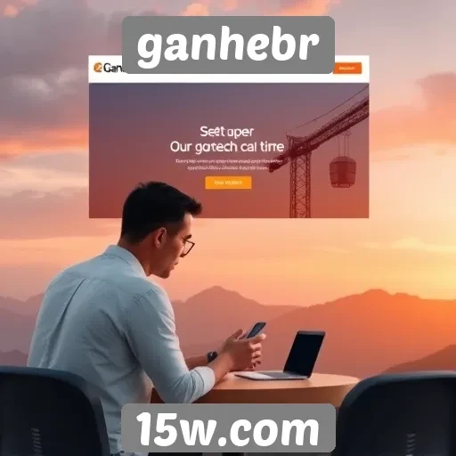 Experiência do usuário no site ganhebr